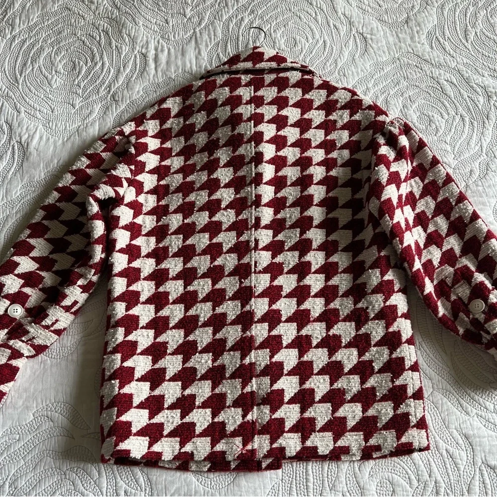 Diane Von Furstenberg (DVF) - Short Manon Tweed Jacket - Arrow Red